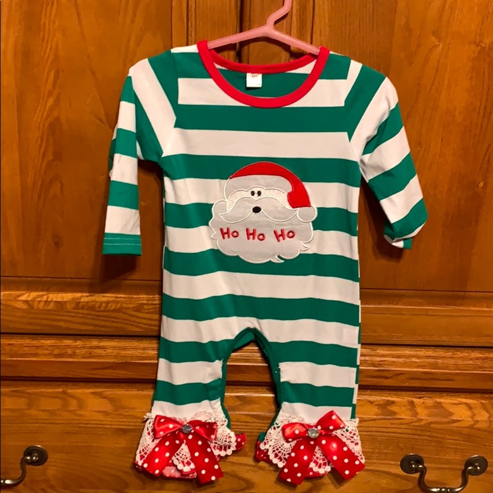 Baby girl Santa outfit